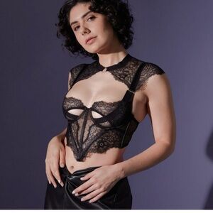 Thistle & Spire Minna Bodice – Black | Size Small (bnwt)